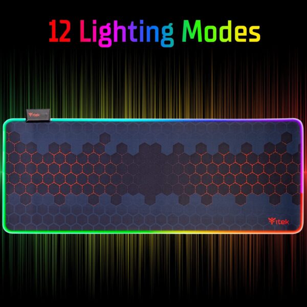 ITEK E1 Tappetino per Mouse Gaming XXL RGB - immagine 3