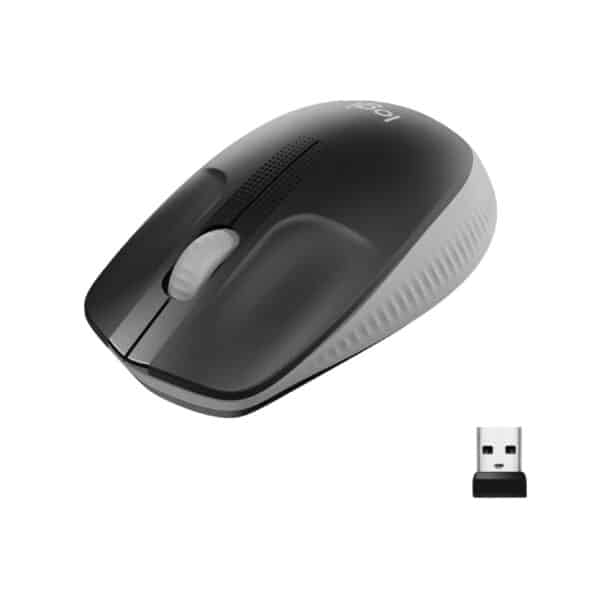 Logitech M190 Mouse Wireless Design Ricurvo Ambidestro