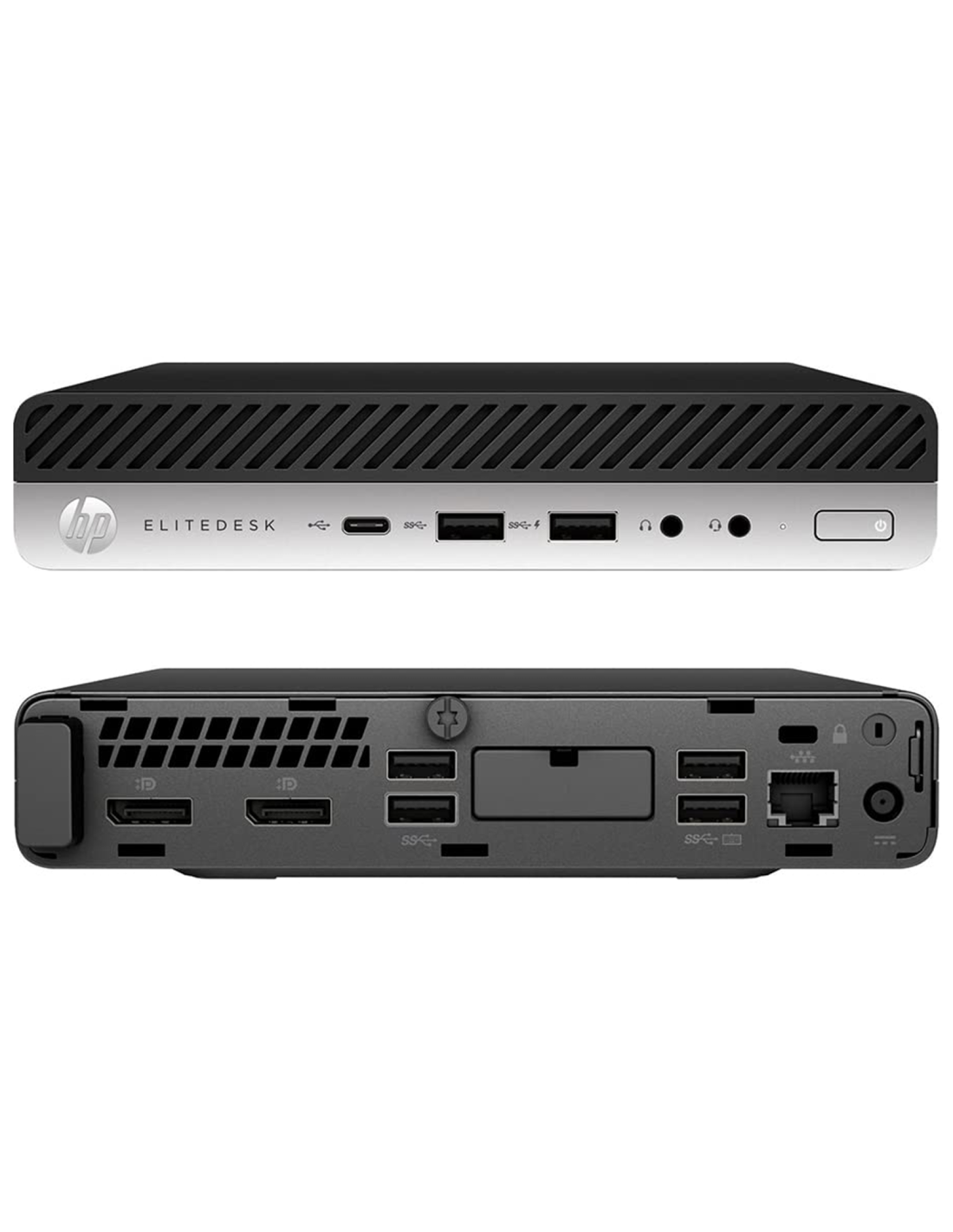 Mini PC HP EliteDesk 705 G4 AMD Ryzen 5 Pro 2400GE Ram 8GB SSD 250GB NVMe Windows 11 Pro (PRODOTTO RICONDIZIONATO) - immagine 2