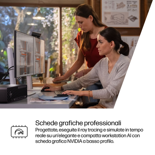 HP Z2 SFF G1i Wolf Pro Security Edition Intel Core Ultra 7 265 32 GB DDR5-SDRAM 1 TB SSD NVIDIA RTX A1000 Windows 11 Pro Stazione di lavoro AI Workstation, AI PC Nero - immagine 14