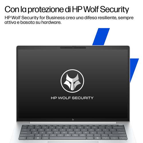 HP EliteBook 8 G1i Notebook Next Gen AI Wolf Pro Security Edition Copilot+ PC Intel Core Ultra 7 256V Computer portatile 35,6 cm (14") WUXGA 16 GB LPDDR5x-SDRAM 512 GB SSD Wi-Fi 7 (802.11be) Windows 11 Pro Argento - immagine 6