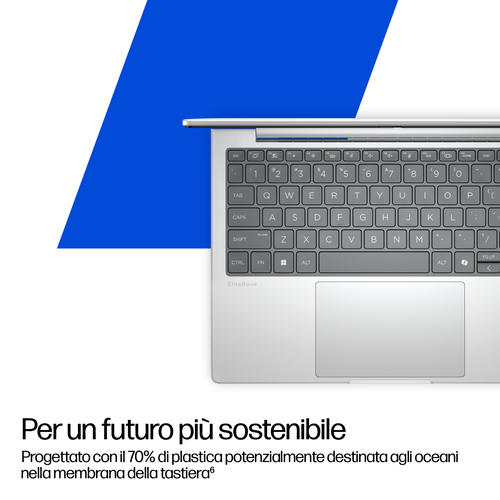 HP EliteBook 8 G1i Notebook Next Gen AI Wolf Pro Security Edition Copilot+ PC Intel Core Ultra 7 256V Computer portatile 35,6 cm (14") WUXGA 16 GB LPDDR5x-SDRAM 512 GB SSD Wi-Fi 7 (802.11be) Windows 11 Pro Argento - immagine 5