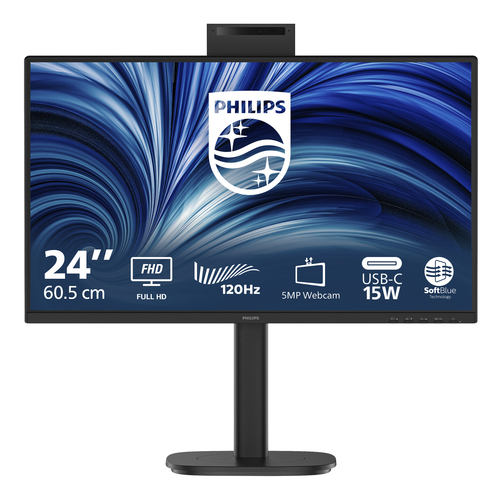Philips Serie 3000 24B2N3200JH/00 Monitor PC 60,5 cm (23.8") 1920 x 1080 Pixel Full HD LCD Nero