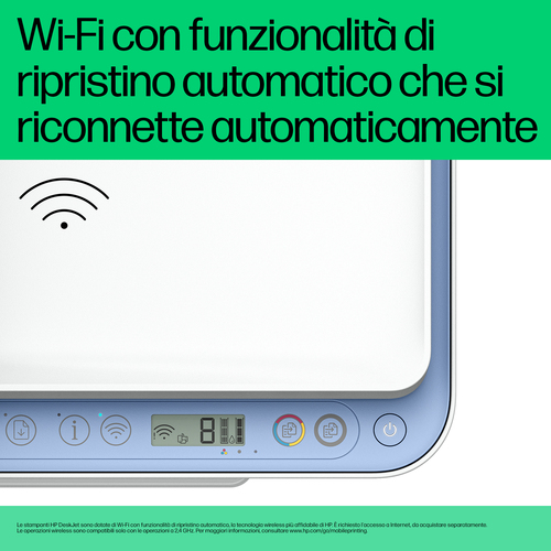 HP DeskJet 4222e Wireless All-in-One Colore Stampante, Instant Ink; Fotocopiatrice, scanner - immagine 6