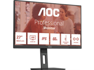 AOC E3 U27E3UF Monitor PC 68,6 cm (27") 3840 x 2160 Pixel 4K Ultra HD LED Nero