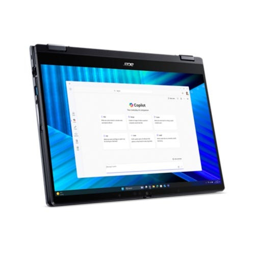 Acer TravelMate TMP414RN-55- TCO-59JS Intel Core Ultra 5 225U Ibrido (2 in 1) 35,6 cm (14") Touch screen WUXGA 16 GB DDR5-SDRAM 1 TB SSD Wi-Fi 7 (802.11be) Windows 11 Pro Italiano Blu - immagine 10
