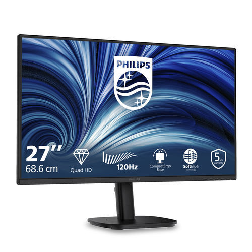 Philips 27B2N3500/00 Monitor PC 68,6 cm (27") 2560 x 1440 Pixel Full HD LCD Nero - immagine 3