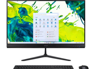 Acer Aspire C24-2G AMD Ryzen™ 5 7430U 60,5 cm (23.8") 1920 x 1080 Pixel PC All-in-one 8 GB DDR4-SDRAM 512 GB SSD Windows 11 Home Wi-Fi 6 (802.11ax) Nero