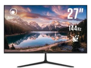 MONITOR ATLANTIS LCD VA LED 27" - MM - 144/200HZ - A05-HE27VG-2HDM - FHD 4000:1 BLACK - 2XHDMI + DP