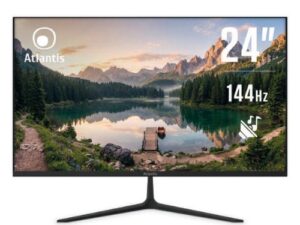 MONITOR ATLANTIS LCD VA LED 23.8" - MM - 144/200HZ - A05-HE24VG-2HDM - FHD 4000:1 BLACK - 2XHDMI + DP