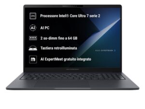 NB ASUS Commercial NX ExpertBook B3 P B3605CAA-MB0434X 16" INTEL CORE ULTRA 7 355 32GB SSD1TB + TPM W11P