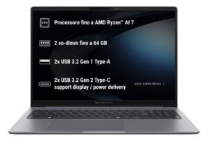 NB ASUS Commercial NX P Copilot+PC PM3606CKA-MB0184X 16" Ryzen AI R7-350 16GB SSD1TB W11P