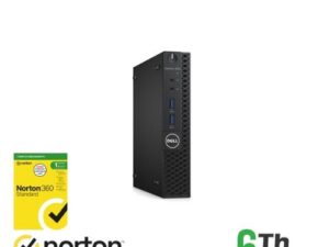 MINI PC DELL RINOVO REFURBISHED Optiplex 3050M RN45422311 i3-6x00 8GB SSD NEW 256GB W11P + CLOUD 20GB + NORTON