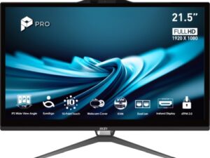 ALL IN ONE MSI PRO AP222T 14MA-613EU 21,5" TOUCH i3-14100 8GB SSD512GB W11 Nero