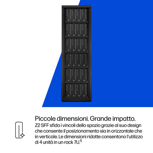 HP Z2 SFF G1i Wolf Pro Security Edition Intel Core Ultra 7 265 32 GB DDR5-SDRAM 1 TB SSD NVIDIA RTX A1000 Windows 11 Pro Stazione di lavoro AI Workstation, AI PC Nero - immagine 9