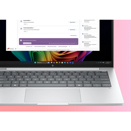 HP EliteBook 8 G1i Notebook Next Gen AI Wolf Pro Security Edition Copilot+ PC Intel Core Ultra 7 256V Computer portatile 35,6 cm (14") WUXGA 16 GB LPDDR5x-SDRAM 512 GB SSD Wi-Fi 7 (802.11be) Windows 11 Pro Argento - immagine 14