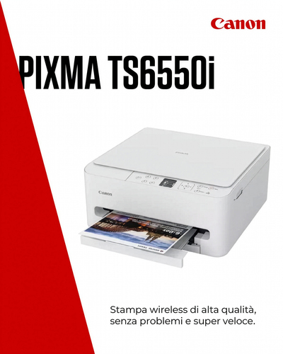 Canon PIXMA TS6550i Ad inchiostro A4 1200 x 1200 DPI Wi-Fi - immagine 2