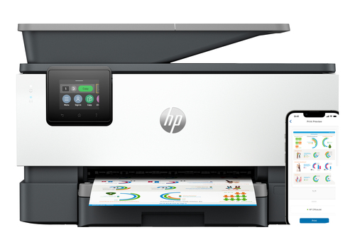 HP OfficeJet Pro 9120b Wireless All-in-One Colore Stampante, Stampa fronte/retro; fotocopiatrice, scanner