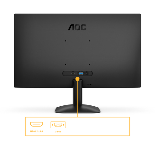 AOC 24B31H Monitor PC 60,5 cm (23.8") 1920 x 1080 Pixel Full HD Nero - immagine 3