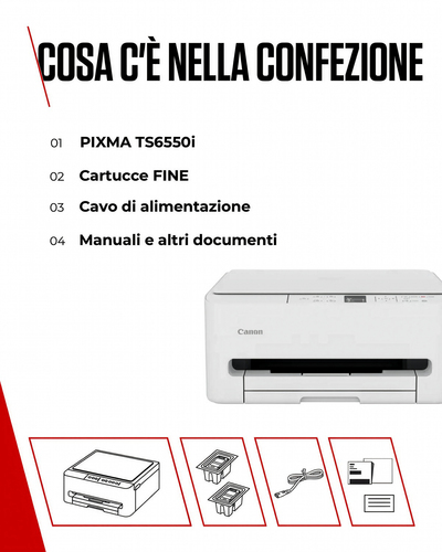 Canon PIXMA TS6550i Ad inchiostro A4 1200 x 1200 DPI Wi-Fi - immagine 7