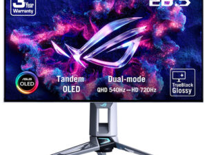 ASUS ROG Swift OLED PG27AQWP-W Monitor PC 67,3 cm (26.5") 2560 x 1440 Pixel Quad HD LCD Argento