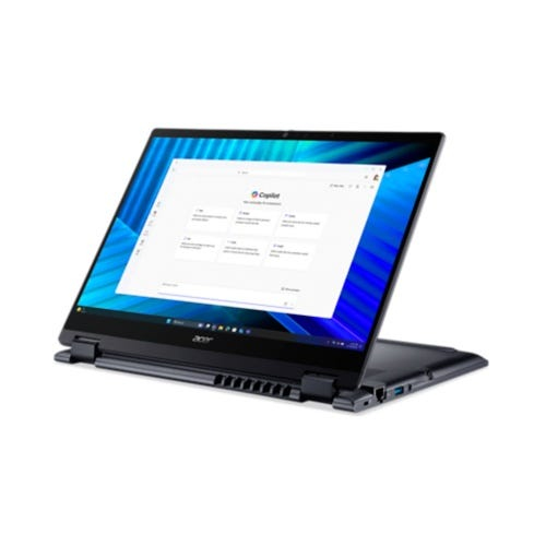 Acer TravelMate TMP414RN-55- TCO-59JS Intel Core Ultra 5 225U Ibrido (2 in 1) 35,6 cm (14") Touch screen WUXGA 16 GB DDR5-SDRAM 1 TB SSD Wi-Fi 7 (802.11be) Windows 11 Pro Italiano Blu - immagine 7