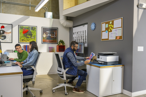 HP OfficeJet Pro 9120b Wireless All-in-One Colore Stampante, Stampa fronte/retro; fotocopiatrice, scanner - immagine 13