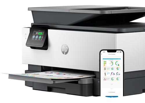 HP OfficeJet Pro 9120b Wireless All-in-One Colore Stampante, Stampa fronte/retro; fotocopiatrice, scanner - immagine 14
