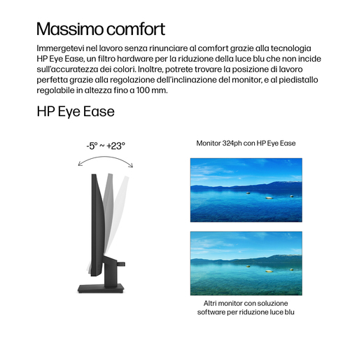 HP Series 3 Pro Monitor serie 3 Pro FHD 23,8" – 324ph - immagine 7