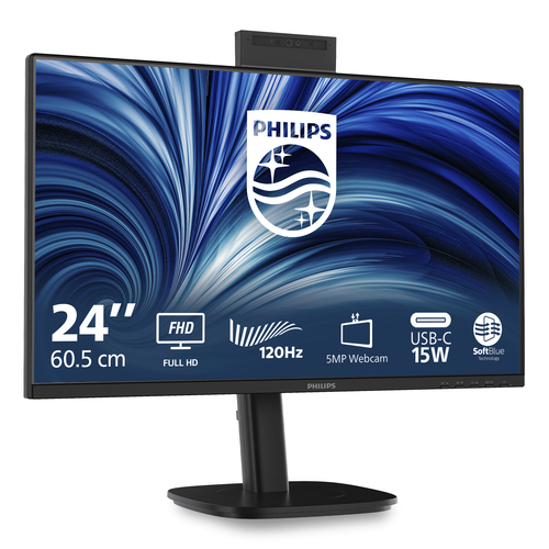 Philips Serie 3000 24B2N3200JH/00 Monitor PC 60,5 cm (23.8") 1920 x 1080 Pixel Full HD LCD Nero - immagine 2