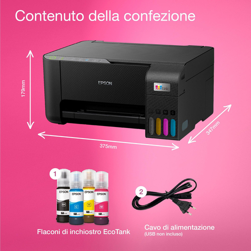 Epson EcoTank ET-2860 stampante multifunzione a serbatoio - immagine 12