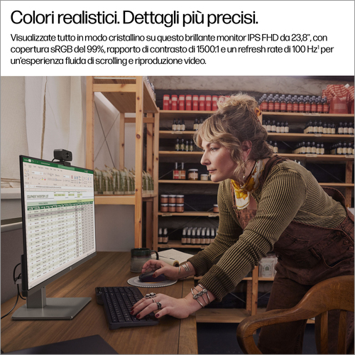 HP Series 5 Monitor serie 5 FHD da 23,8" – 524da - immagine 8