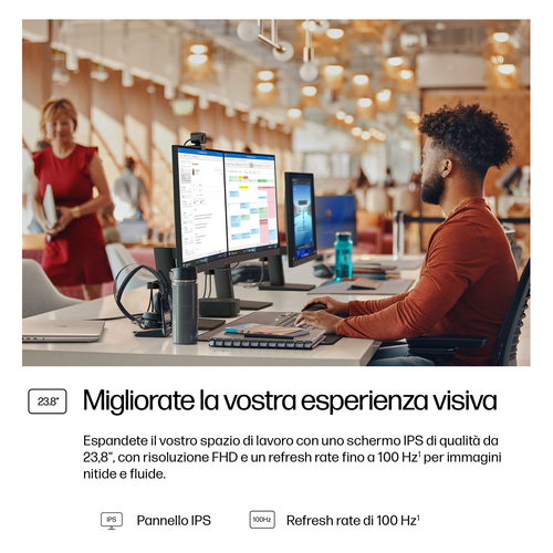 HP Series 3 Pro Monitor serie 3 Pro FHD 23,8" – 324ph - immagine 8