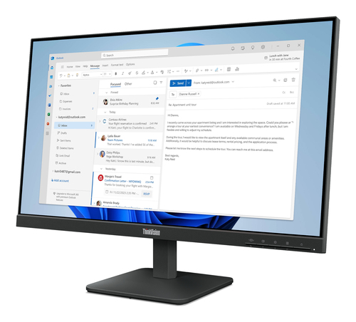 Lenovo ThinkVision S24-4e Monitor - immagine 2