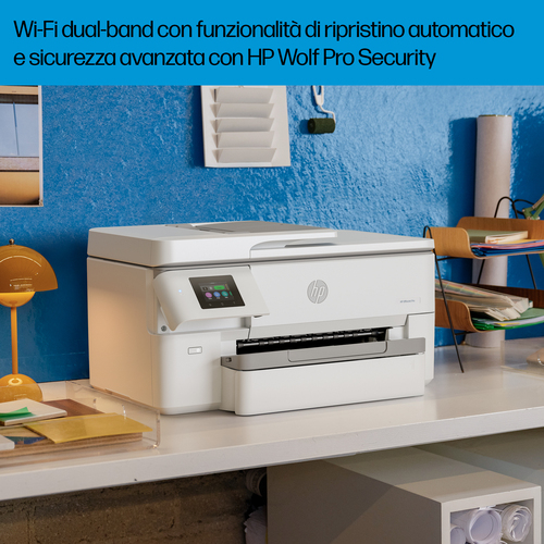 HP OfficeJet Pro 9720e Wireless All-in-One Colore Stampante, Stampa fronte/retro; fotocopiatrice, scanner - immagine 5