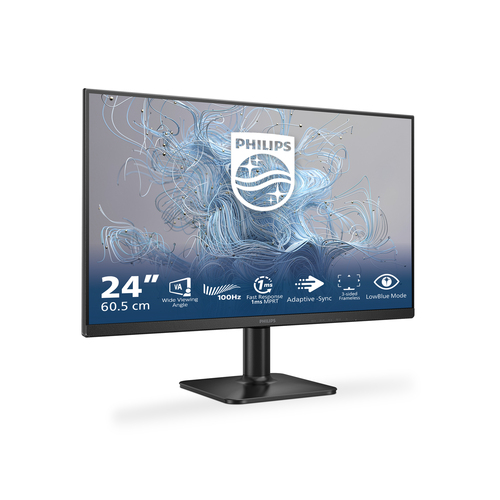 Philips Serie 1000 24E2N1100LB/00 Monitor PC 60,5 cm (23.8") 1920 x 1080 Pixel Full HD LCD Nero - immagine 2