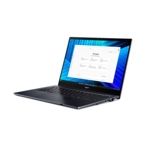 Acer TravelMate TMP414RN-55- TCO-59JS Intel Core Ultra 5 225U Ibrido (2 in 1) 35,6 cm (14") Touch screen WUXGA 16 GB DDR5-SDRAM 1 TB SSD Wi-Fi 7 (802.11be) Windows 11 Pro Italiano Blu - immagine 4