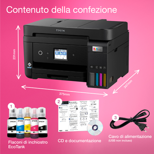 Epson EcoTank ET-4800 stampante multifunzione a serbatoio - immagine 19