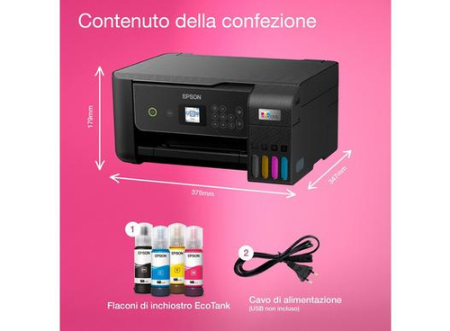 Epson EcoTank ET-2870 stampante multifunzione a serbatoio - immagine 17