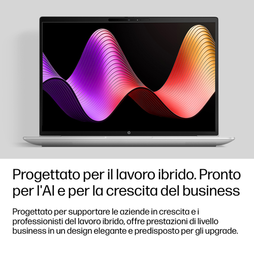 HP DP9J3AT laptop Copilot+ PC Intel Core Ultra 7 Computer portatile 35,6 cm (14") WUXGA 16 GB DDR5-SDRAM 512 GB SSD Wi-Fi 7 (802.11be) Windows 11 Pro Argento - immagine 9