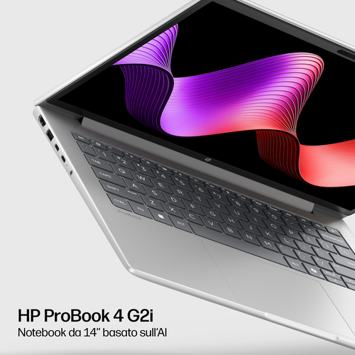 HP DQ6N0AT laptop Intel Core 7 350 Computer portatile 35,6 cm (14") WUXGA 16 GB LPDDR5x-SDRAM 512 GB SSD Wi-Fi 7 (802.11be) Windows 11 Pro AI PC Argento - immagine 7