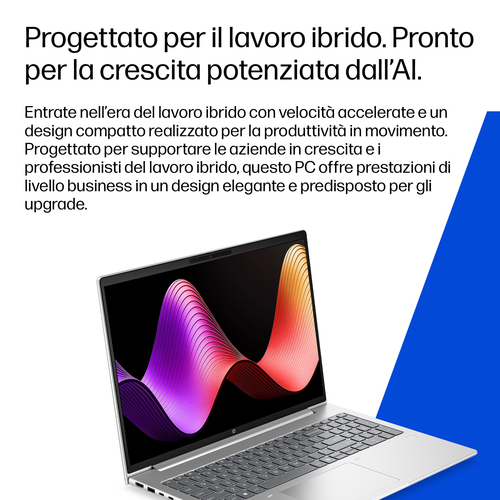 HP DP9J1AT laptop Copilot+ PC Intel Core Ultra 7 Computer portatile 40,6 cm (16") WUXGA 16 GB DDR5-SDRAM 512 GB SSD Wi-Fi 7 (802.11be) Windows 11 Pro Argento - immagine 9
