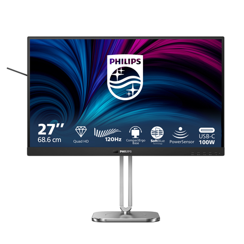Philips 27B2U4601/00 Monitor PC 68,6 cm (27") 2560 x 1440 Pixel Quad HD LCD Grigio